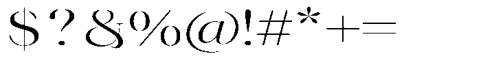 Novalux Extra Expanded Font OTHER CHARS