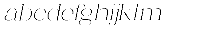 Novalux Extra Light Sem Exp Italic FONT