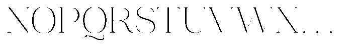 Novalux Extra Light Sem Exp Font UPPERCASE