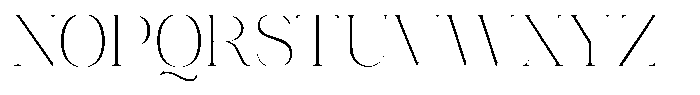 Novalux Extra Light Font UPPERCASE