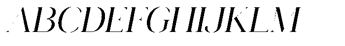 Novalux Italic Font UPPERCASE