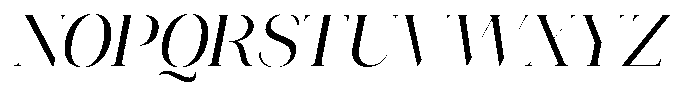 Novalux Italic Font UPPERCASE