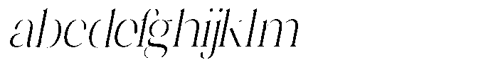 Novalux Light Condensed Italic FONT
