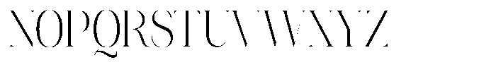 Novalux Light Condensed Font UPPERCASE