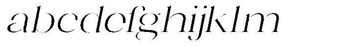 Novalux Light Expanded Italic FONT