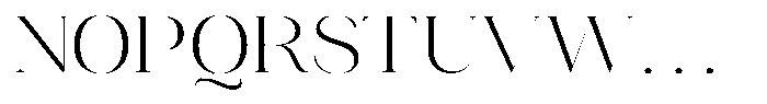 Novalux Light Expanded Font UPPERCASE