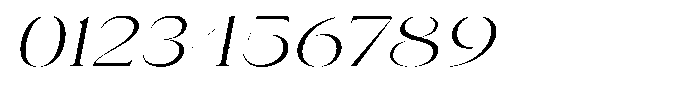 Novalux Light Extra Exp Italic Font OTHER CHARS