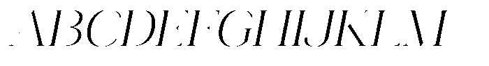 Novalux Light Sem Exp Italic Font UPPERCASE