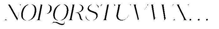 Novalux Light Sem Exp Italic Font UPPERCASE