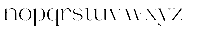 Novalux Light Font LOWERCASE