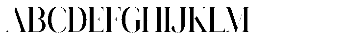 Novalux Medium Condensed Font UPPERCASE