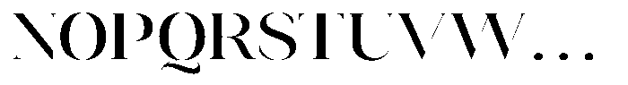 Novalux Medium Expanded Font UPPERCASE