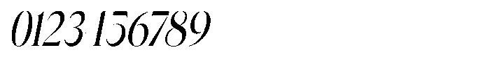 Novalux Medium Extra Condensed Italic Font OTHER CHARS