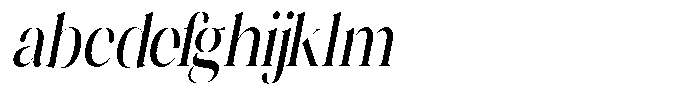 Novalux Medium Extra Condensed Italic FONT