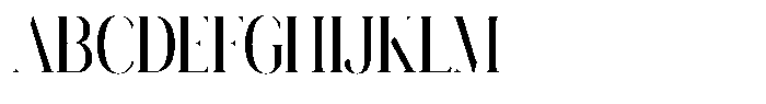 Novalux Medium Extra Condensed Font UPPERCASE