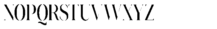 Novalux Medium Extra Condensed Font UPPERCASE