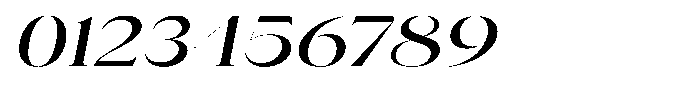 Novalux Medium Extra Exp Italic Font OTHER CHARS