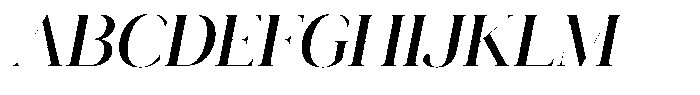 Novalux Medium Italic Font UPPERCASE