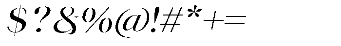 Novalux Medium Sem Exp Italic Font OTHER CHARS