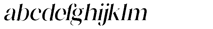 Novalux Medium Semi Condensed Italic FONT