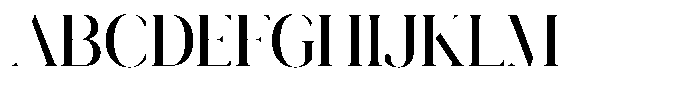Novalux Medium Semi Condensed Font UPPERCASE