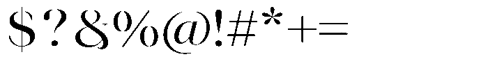 Novalux Medium Semi Expanded Font OTHER CHARS