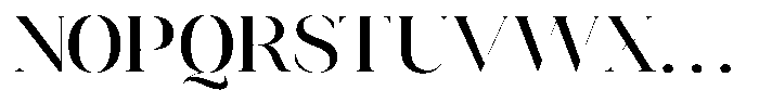 Novalux Medium Semi Expanded Font UPPERCASE