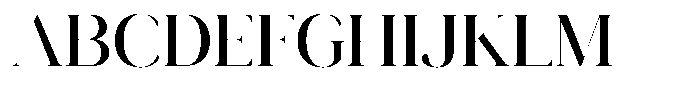Novalux Medium Font UPPERCASE