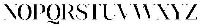 Novalux Medium Font UPPERCASE