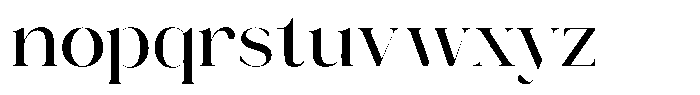 Novalux Medium Font LOWERCASE