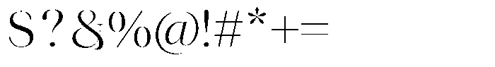 Novalux Regular Font OTHER CHARS