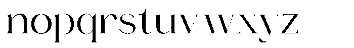 Novalux Regular Font LOWERCASE