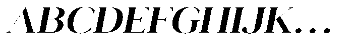Novalux Sem Bold Exp Italic Font UPPERCASE