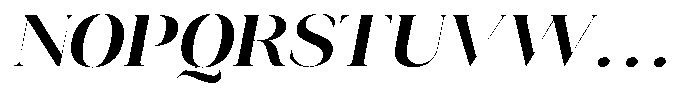 Novalux Sem Bold Exp Italic Font UPPERCASE