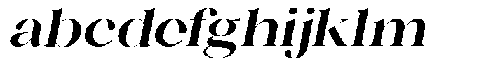 Novalux Sem Bold Exp Italic FONT