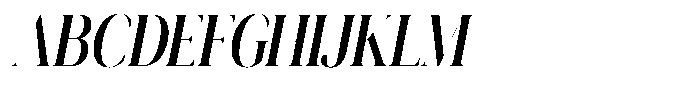 Novalux Sem Bold Extra Condensed Italic Font UPPERCASE