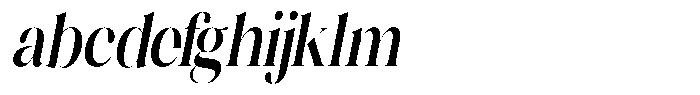 Novalux Sem Bold Extra Condensed Italic FONT