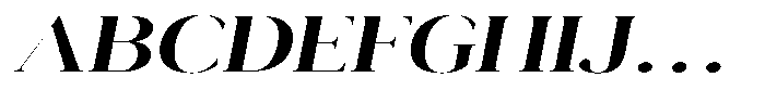Novalux Sem Bold Extra Exp Italic Font UPPERCASE