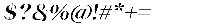 Novalux Sem Bold Sem Exp Italic Font OTHER CHARS