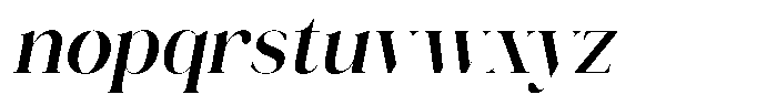 Novalux Sem Bold Semi Condensed Italic Font LOWERCASE