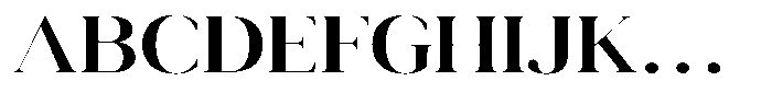 Novalux Semi Bold Expanded Font UPPERCASE