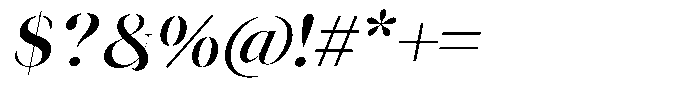 Novalux Semi Bold Italic Font OTHER CHARS