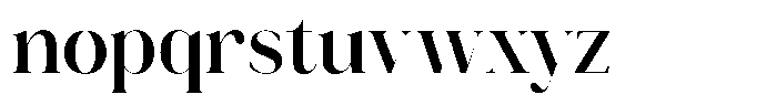 Novalux Semi Bold Semi Condensed Font LOWERCASE
