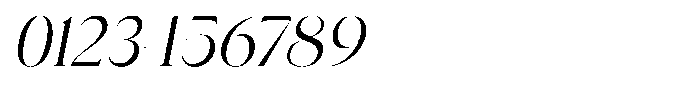 Novalux Semi Condensed Italic Font OTHER CHARS