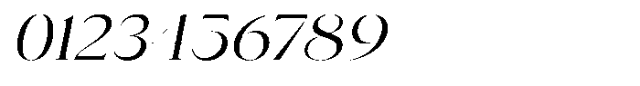 Novalux Semi Expanded Italic Font OTHER CHARS