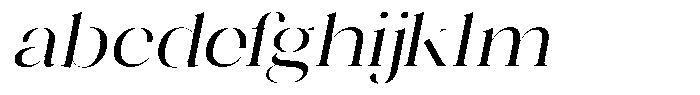 Novalux Semi Expanded Italic FONT