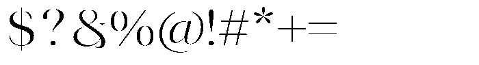 Novalux Semi Expanded Font OTHER CHARS