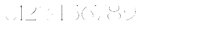Novalux Thin Expanded Font OTHER CHARS