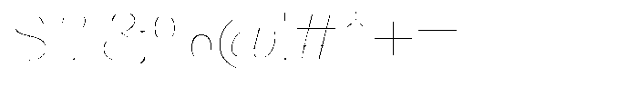 Novalux Thin Expanded Font OTHER CHARS