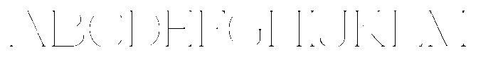 Novalux Thin Expanded Font UPPERCASE
